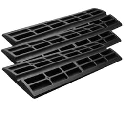 Járdaszegély rámpa gumi kocsibeálló rámpa 3 db-os csomag 2,6"-os emelkedés 15T küszöbrámpa - miniatúra 4