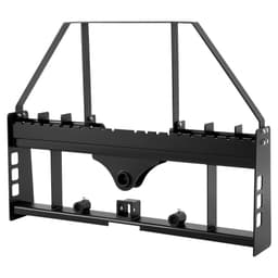 Csúszókormányzású raklapvilla-keret, 1814 kg névleges teherbírás, 115 cm-es raklapvilla-kerettartozékok 50,8 mm-es vonóhorog-fogadóval és lándzsás hüvelyekkel, gyorscsatlakozós traktor-rakodókhoz, csak keret - miniatúra 3