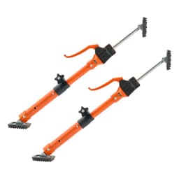 Szekrényemelő támasztórúd, 2 db-os csomag, 40-60 cm acél teleszkópos gyorstámasztó rúd, állítható harmadik kezes rendszerrel, akár 100 kg teherbírással szekrények telepítéséhez, gipszkarton emeléséhez, teherrudakhoz - miniatúra 3