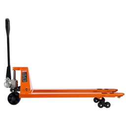 Raklapemelő, 3T teherbírás, Kézi raklapemelő kocsi 122H x 68,6SZ cm villákkal anyagmozgatáshoz, 85-180 mm emelési magasságtartomány, Alkalmas raktárakba, szupermarketekbe, gyártásba - miniatúra 4
