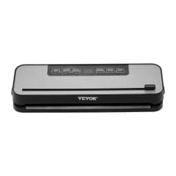 Vákuumozó gép, 60Kpa 100W-os nagy teljesítményű élelmiszer-csomagoló gép, 5 az 1-ben multifunkciós élelmiszer-csomagoló gép, automatikus légzáró rendszer beépített vágóval, 10 vákuumzacskó, kompakt kialakítás - miniatúra 5