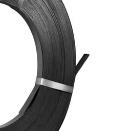 Acélpántoló tekercs, 19 mm x 0,55 mm x 500 m, Fémpántoló tekercs, ellenáll a zord környezetnek, 771 kg szakítószilárdság, Nagy teherbírású raklappánt tekercs raklapcsomagoláshoz - miniatúra 5