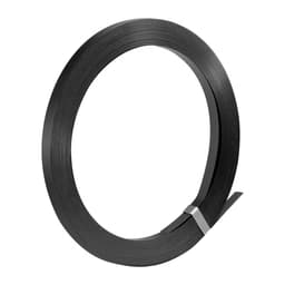 Acélpántoló tekercs, 19 mm x 0,55 mm x 91 m, Fémpántoló tekercs, ellenáll a zord környezetnek, 775,6 kg szakítószilárdság, Nagy teherbírású raklappánt tekercs raklapcsomagoláshoz - miniatúra 2