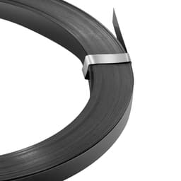 Acélpántoló tekercs, 19 mm x 0,55 mm x 91 m, Fémpántoló tekercs, ellenáll a zord környezetnek, 775,6 kg szakítószilárdság, Nagy teherbírású raklappánt tekercs raklapcsomagoláshoz - miniatúra 5