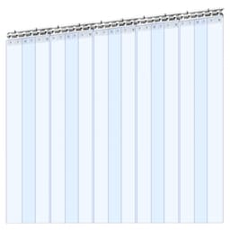 Szalagfüggöny PVC ajtófüggönyhöz 152,4 cm x 213,4 cm, hűtő-fagyasztó, átlátszó műanyag - miniatúra 5