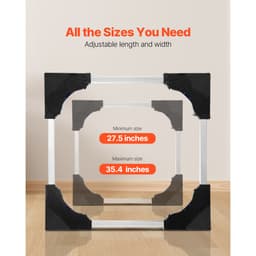 Hűtőszekrény állvány mobil talppal, 530 kg teherbírás, mosógép állvány 8 rögzíthető ikerkerékkel és 4 fékkel, 63-99 cm-es állítható bútorkocsi mosógéphez, hűtőszekrényhez és szárítógéphez - miniatúra 8