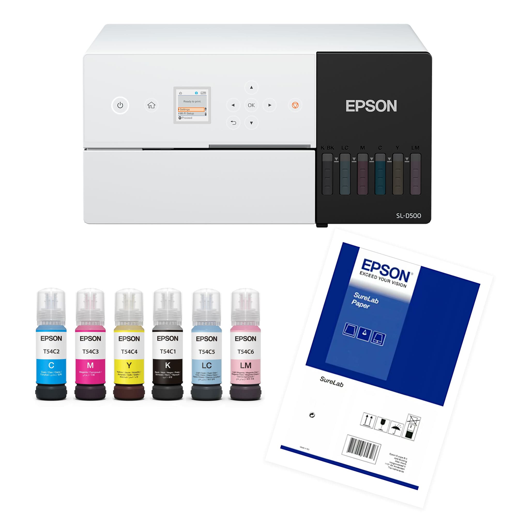 SureLab SL-D500 fotónyomtató kezdőkészlet, képméret 10 x 15 cm