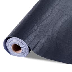 Húzható tapéta, 40cm x 10m, kontaktpapír, fekete, repedezett textúrájú, vízálló, öntapadós, könnyen tisztítható és húzható faldekoratív vinil tekercs hálószobába, konyhába, irodába, fürdőszobába - miniatúra 4