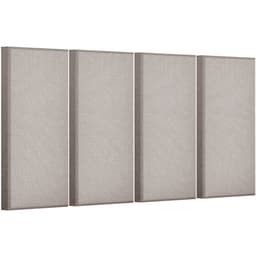 4 db akusztikus panel, 2 hüvelyk vastag, 23,6 x 11,8 hüvelykes üvegszálas hangszigetelő panelek, öntapadós, hangszigetelő fali táblák, stúdiókba, irodákba, házimoziba, tárgyalókba, Camel színben - miniatúra 12