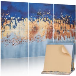 6 db-os Art Akusztikus Panel, 70,87 x 47,24 x 0,4 hüvelykes Hangszigetelő Fali Csempék, Öntapadós Dekoratív Hangcsillapító Elnyelő Táblák Otthoni, Irodai, Stúdió, Játékterem, Mozi, Pasztell Színpadra - miniatúra 2