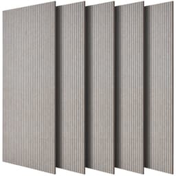 5 db-os öntapadós akusztikus panel, 47,2 x 23,6 x 0,4 hüvelykes hangszigetelő habpanelek, nagy sűrűségű poliészter szálas hangszigetelő falpanelek, otthoni, stúdió, iroda, színház, camel használatra - miniatúra 12