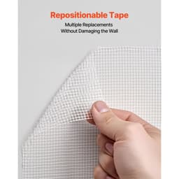 Gipszkarton hálószalag, 150 mm széles x 30 m hosszú, öntapadós üvegszálas gipszkarton illesztőszalag, 12 tekercs gipszkarton folt a gipszkarton mennyezet repedéseinek egyszerű javításához, sima, egyenletes falfelület eléréséhez - miniatúra 9