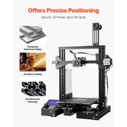 4 db 23,6 hüvelykes (600 mm) T-hornyú 4040 alumínium extrudált profil, európai szabványú eloxált lineáris sín, nagy szilárdságú extrudált alumínium sín 3D nyomtatóhoz, CNC gép barkácsolás, lézergravírozás, fekete - miniatúra 9