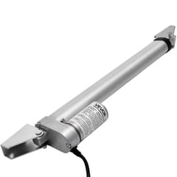 12 V-os lineáris működtető, 250 mm-es löket, 15 mm/s nagysebességű, 1000 N-os lineáris mozgású működtető - IP54 védelemmel és rögzítőkonzollal emelőasztalokhoz, dönthető fotelekhez, ablakajtó-nyitókhoz - miniatúra 12