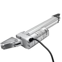 12 V-os lineáris működtető, 101,6 mm löket, IP65 vízálló lineáris működtető, 3000N 5 mm/s mozgású működtetők rögzítőkonzolokkal napelemes követőkhöz, ipari gépekhez, ajtónyitóhoz - miniatúra 12