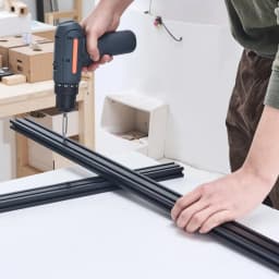 5 db 47,2 hüvelykes (1200 mm) T-hornyú 2040 alumínium extrudált profil, európai szabványú eloxált lineáris sín, nagy szilárdságú extrudált alumínium sín 3D nyomtatóhoz, CNC gép barkácsolás, lézergravírozás, fekete - miniatúra 1