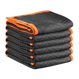 Költöztető takarók 6 db, 1829 x 1016 mm (14,5 kg/dz) Nagyméretű csomagolótakarók pamut töltettel, strapabíró, nem szőtt anyaggal bélelt költöztető takaró szállításhoz, csomagoláshoz, bútorok védelméhez - miniatúra 3