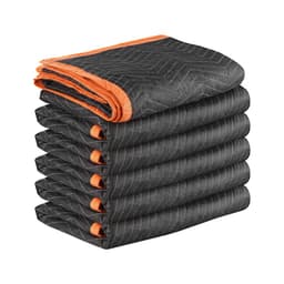 Költöztető takarók 6 db, 1829 x 1016 mm (14,5 kg/dz) Nagyméretű csomagolótakarók pamut töltettel, strapabíró, nem szőtt anyaggal bélelt költöztető takaró szállításhoz, csomagoláshoz, bútorok védelméhez - miniatúra 4