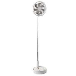 8 hüvelykes összecsukható, oszcilláló állóventilátor távirányítóval, 4 sebességes, állítható hordozható asztali csendes ventilátor, 7200 mAh-s újratölthető USB kis ventilátor, összecsukható forgó padlóventilátor hálószobába, irodába utazáshoz - miniatúra 13