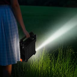 10000mAh újratölthető napelemes ventilátor LED lámpával, 18 cm-es hordozható ventilátor vezeték nélküli 4W-os összecsukható napelemmel, 4 sebességes és időzítővel és csendes, USB akkumulátorral működő kemping-, sátor-, munkahelyi irodai asztalhoz - miniatúra 5