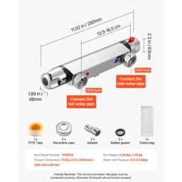 Termosztatikus zuhanycsaptelep szelep, forrázásgátló 38℃ Biztonságos zár termosztatikus zuhanycsaptelep szelep, meleg/hideg vizes zuhanycsaptelep hőmérséklet-szabályozó szelepek fürdőszobába, lakókocsiba, krómozott bevonat - miniatúra 3