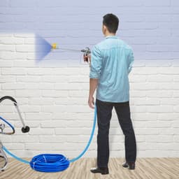 Airless festékszóró tömlőkészlet 15,24 m, 6,4 mm-es forgócsatlakozás, 3600 psi, 517-es fúvókával - miniatúra 8