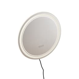LED fürdőszobai tükör, 60 cm-es LED-es fürdőszobai kerek piperetükör elöl- és hátulvilágítással, páramentesítő memóriatükör világítással, fokozatmentes 3 színű, hőmérséklet-szabályozható fürdőszobai tükör, falra szerelhető - miniatúra 16