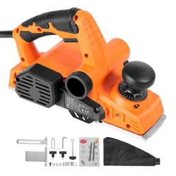 Elektromos kézi gyalu, 82 mm vágási szélesség, 900 W 14500 fordulat/perc Vezetékes kézi gyalu fához, állítható vágási mélységgel, 2 pengével, famegmunkáláshoz, fa letöréshez, barkácsoláshoz, sima felületű ácsszerszám - miniatúra 12