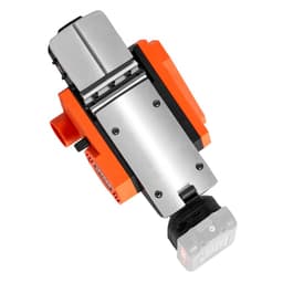 Akkus elektromos kézi gyalu, 7,35 cm széles, 16500 fordulat/perc sebességgel, kézi fagyalu 13,9 cm-es állítható gyalulási mélységgel, HSS pengék, kétoldalas porelvezető kimenet, famegmunkáláshoz, fa gyalulási felület simításához - miniatúra 5