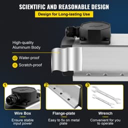 Léghűtéses orsómotor 2,2 kW CNC orsómotor 220 V Négyzet alakú léghűtéses orsómotor ER20 befogóhüvely 24000 RPM CNC orsó 6A orsómotor 400 Hz CNC routerhez, gravírozó marógéphez - miniatúra 10