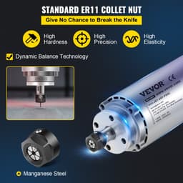 1,5 kW-os 2220 V-os léghűtéses orsómotor CNC léghűtéses orsómotor CNC gravírozó marógéphez - miniatúra 7