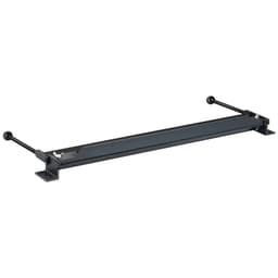 Doboz- és serpenyőfék, 910 ± 10 mm, 0-130 fokos lemezhajlító fék, hordozható mini fémhajlító 20-as méretű, alacsony széntartalmú acél és 14-es méretű alumínium teherbírású fogantyúval, fémhajlításhoz - miniatúra 3