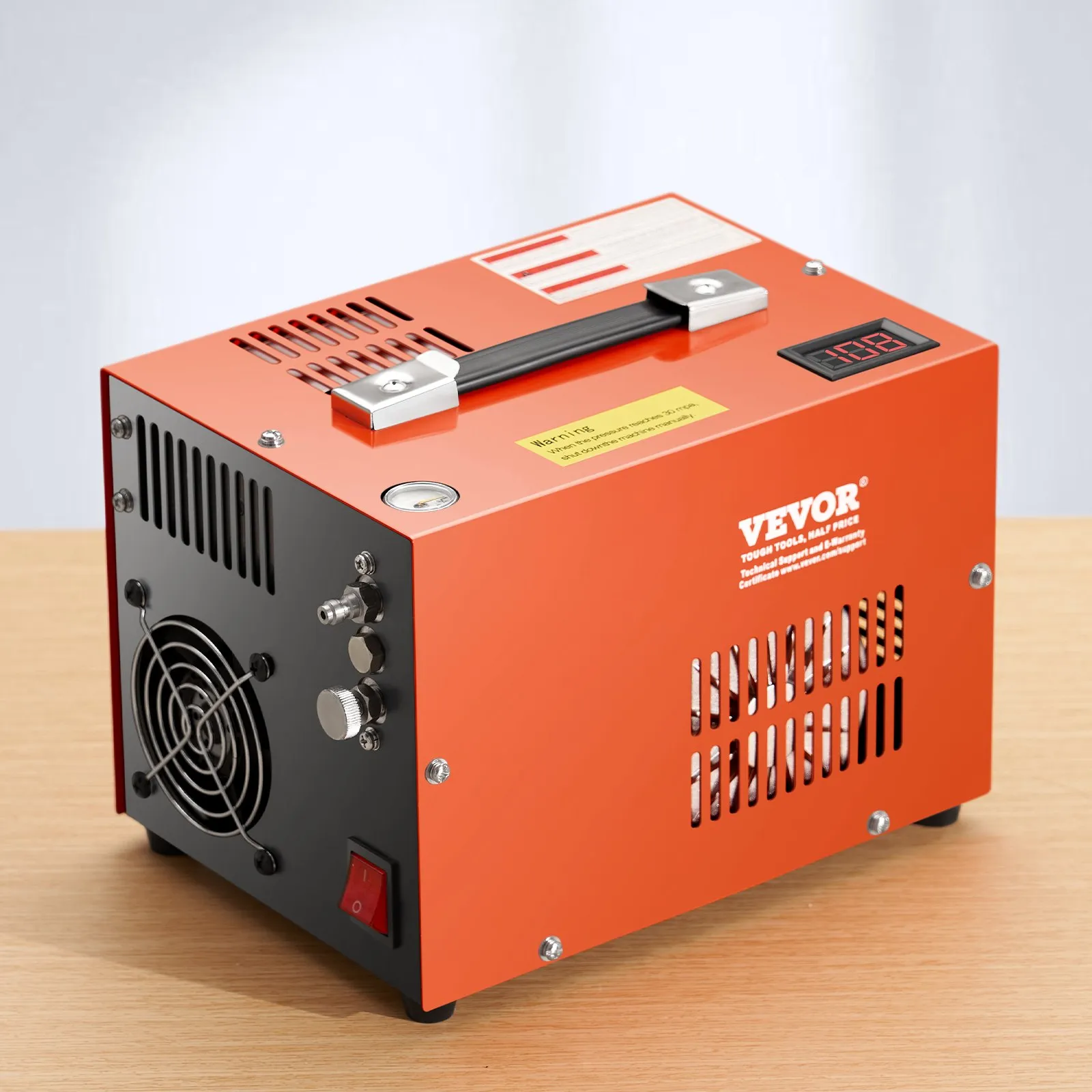 PCP légkompresszor 4500PSI PCP légpuska kompresszor beépített átalakítóval