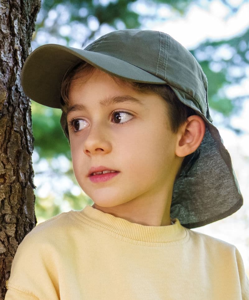 Atlantis | Kid Nomad-S - Gyerek 6 paneles baseballsapka nyakvédővel